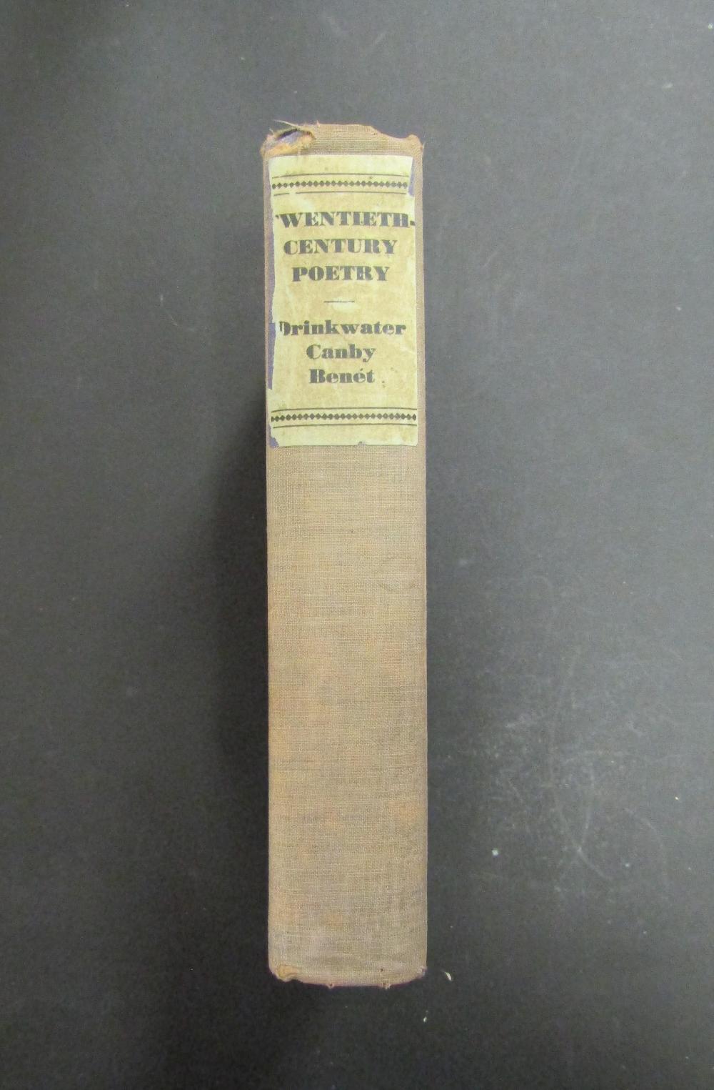 Abebooks Twentieth-century poetry. Houghton Mifflin Company. 1930