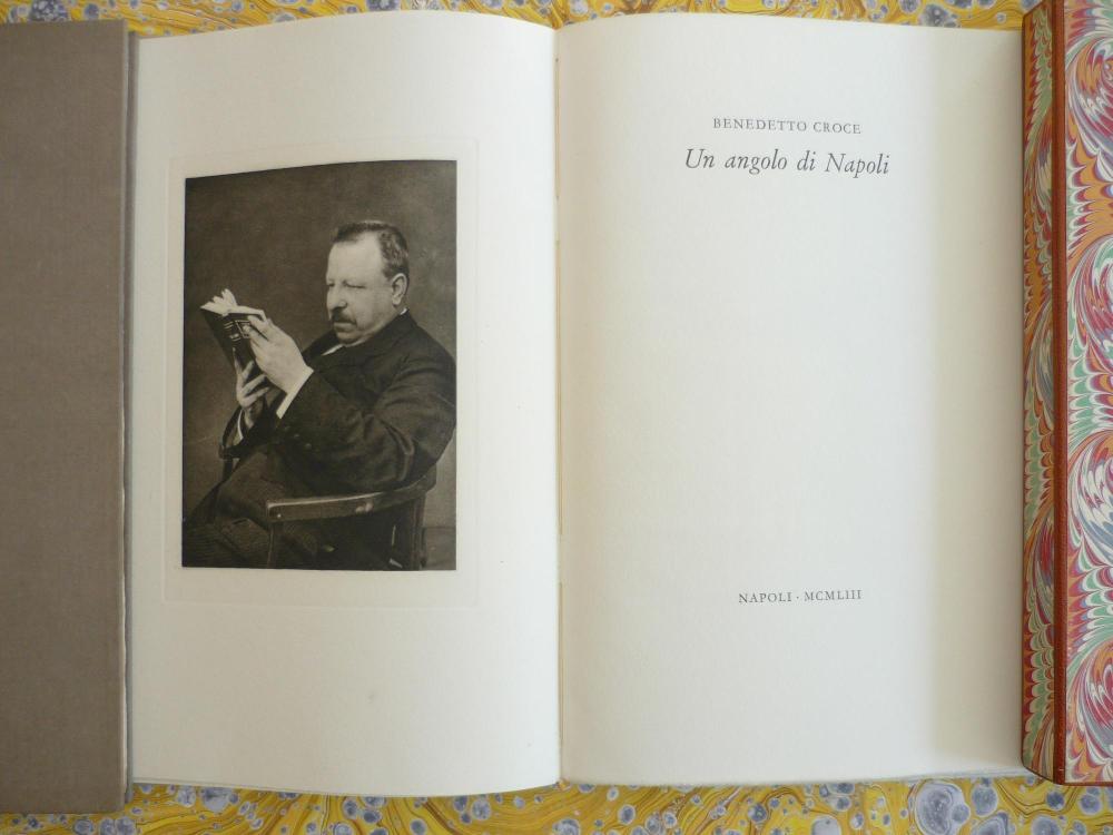 Abebooks Un angolo di Napoli.Verona Mardersteig. Stampato per la famiglia di Benedetto Croce Novembre