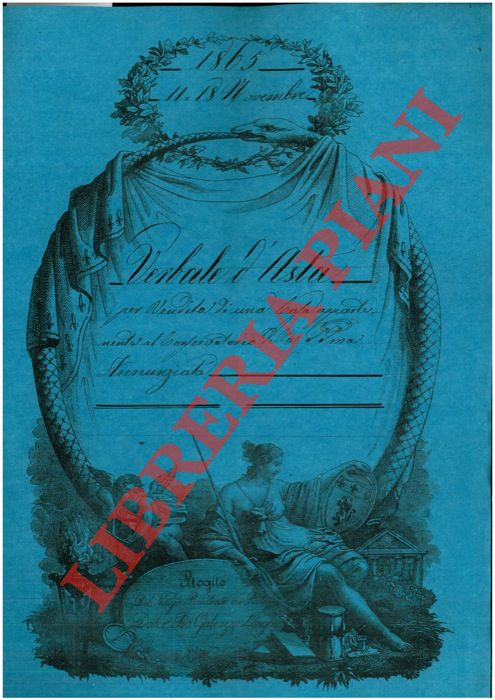 Abebooks Verbale d'asta di una casa posta in Via Casanuova Borgo della Paglia a Bologna