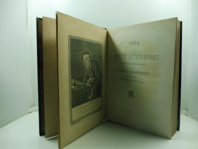 Abebooks Vita di S. Giovanni Battista de Rossi canonico della basilica collegiata di S Maria in Cosmedin sacerdote della pia unione di S. Galla