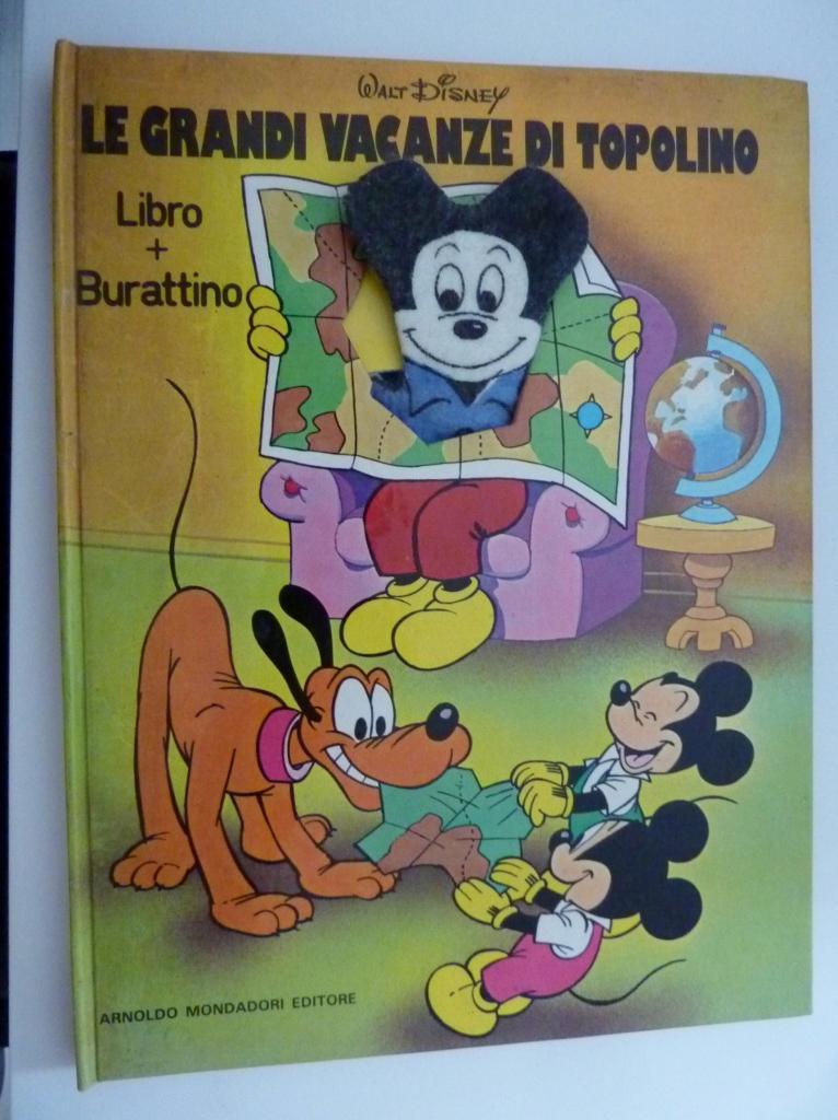 Abebooks "WALT DISNEY - LE GRANDI VACANZE DI TOPOLINO Libro e Burattino"