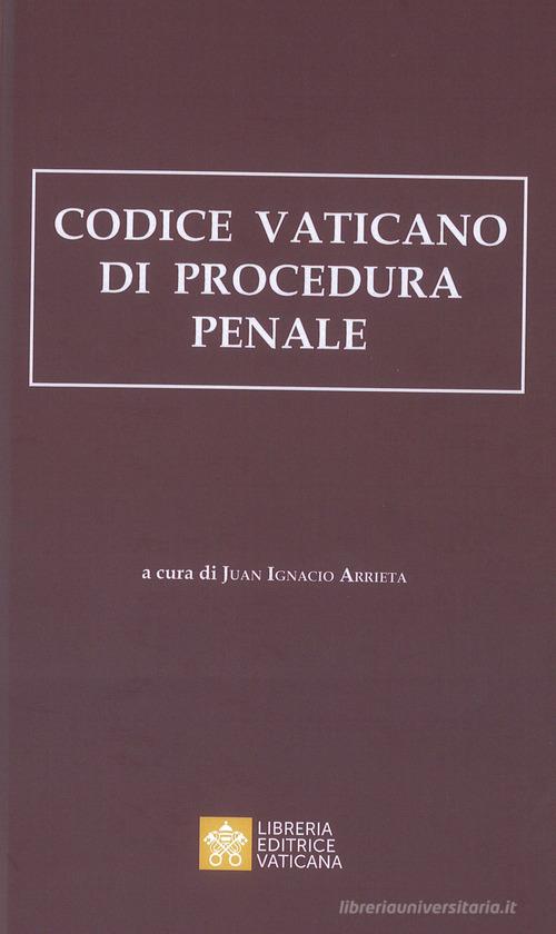 Libreriauniversitaria Codice vaticano di procedura penale