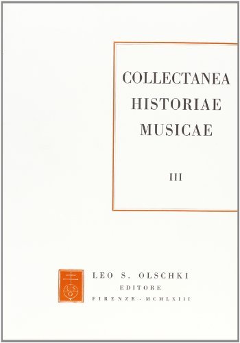 Libreriauniversitaria Collectanea historiae musicae vol.3