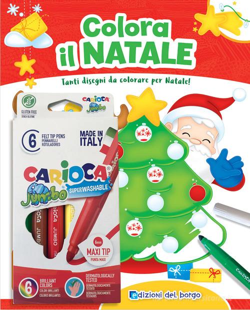 Libreriauniversitaria Colora il Natale. Tanti disegni da colorare per Natale Ediz. a colori. Con 6 pennarelli