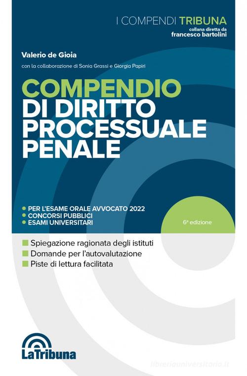 Libreriauniversitaria Compendio di diritto processuale penale