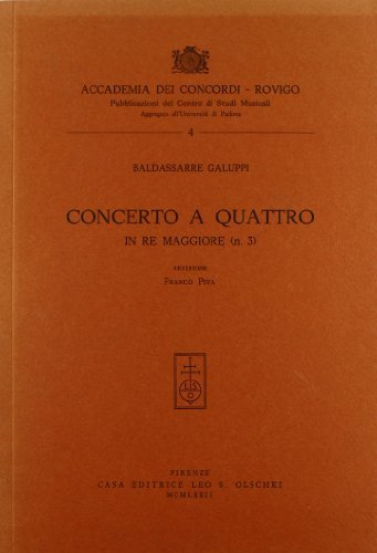 Libreriauniversitaria Concerto a quattro in re maggiore n. 3