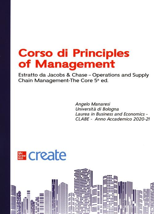 Libreriauniversitaria Corso di principles of management