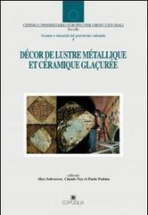 Libreriauniversitaria Décor de lustre métallique et céramique glaçurée