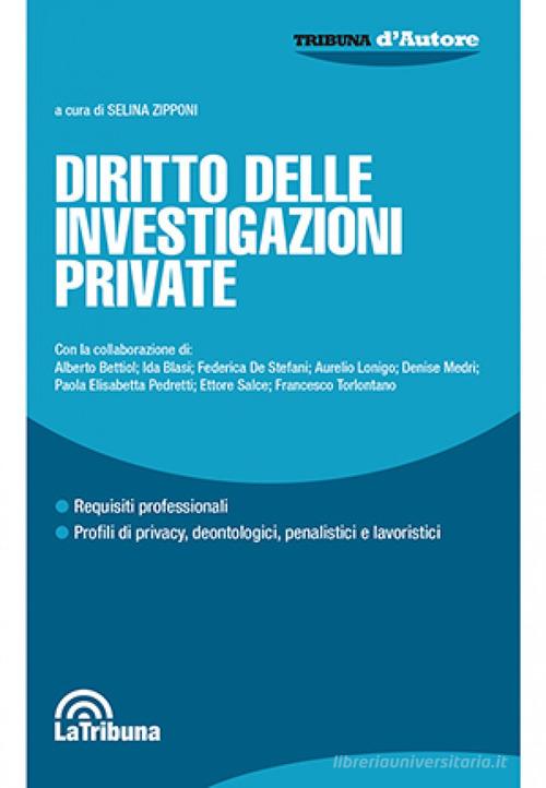 Libreriauniversitaria Diritto delle investigazioni private