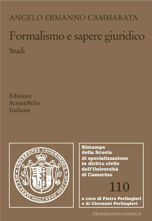 Libreriauniversitaria Formalismo e sapere giuridico. Studi
