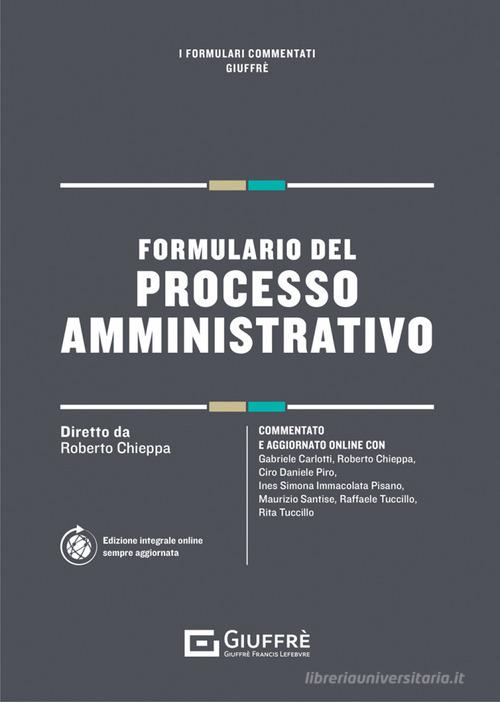 Libreriauniversitaria Formulario del processo amministrativo