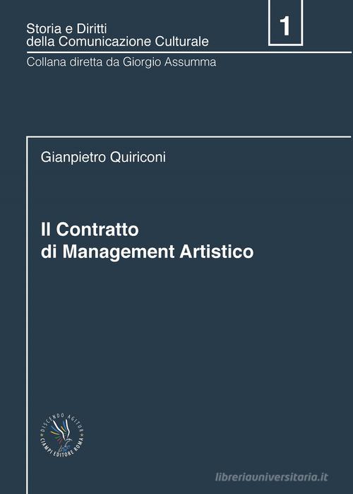 Libreriauniversitaria Il contratto di management artistico