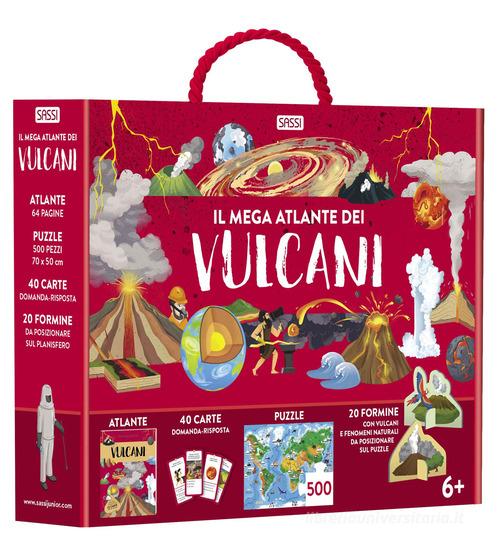 Libreriauniversitaria Il mega atlante dei vulcani. Ediz. a colori. Con 40 carte domanda-risposta. Con 20 formine. Con puzzle