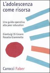 Libreriauniversitaria L'adolescenza come risorsa. Una guida operativa alla peer education