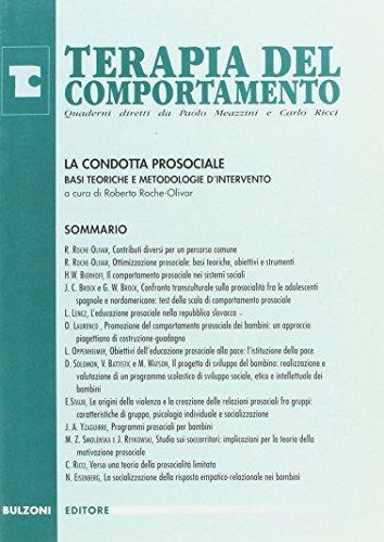 Libreriauniversitaria La Condotta Prosociale. Basi Teoriche E Metodologie D'intervento