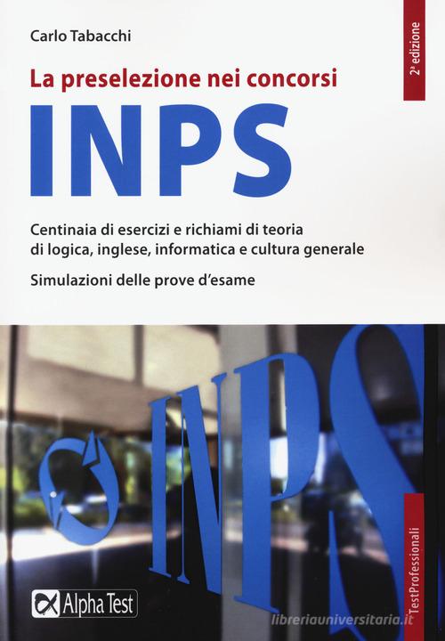 Libreriauniversitaria La preselezione nei concorsi INPS