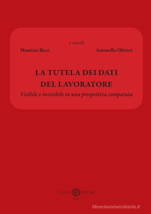 Libreriauniversitaria La tutela dei dati del lavoratore. Visibile e invisibile in una prospettiva comparata