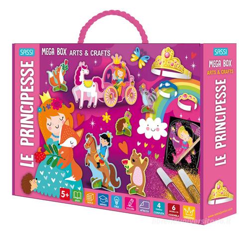 Libreriauniversitaria Le principesse. Mega box arts & crafts. Ediz. a colori. Con 4 fondali. Con 6 modelli 3D