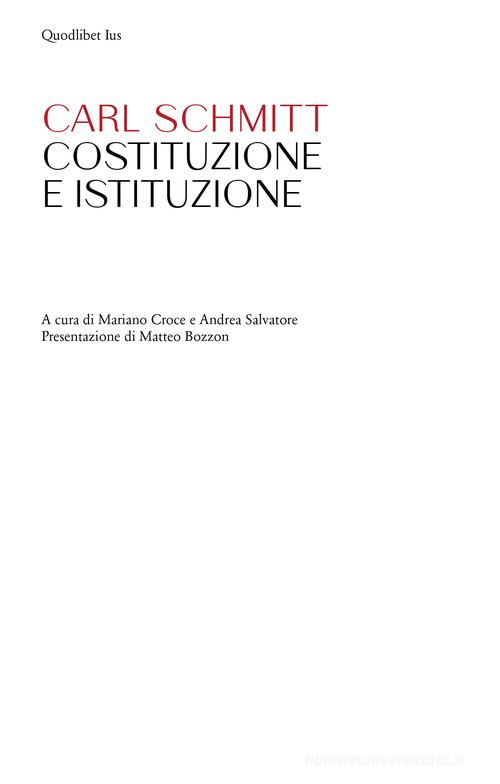 Libreriauniversitaria Costituzione e istituzione