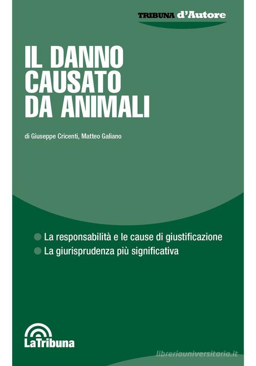 Libreriauniversitaria Il danno causato da animali