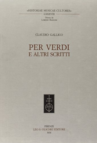 Libreriauniversitaria Per Verdi E Altri Scritti