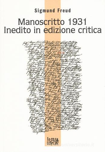 Libreriauniversitaria Manoscritto 1931 inedito in edizione critica. Testo tedesco a fronte
