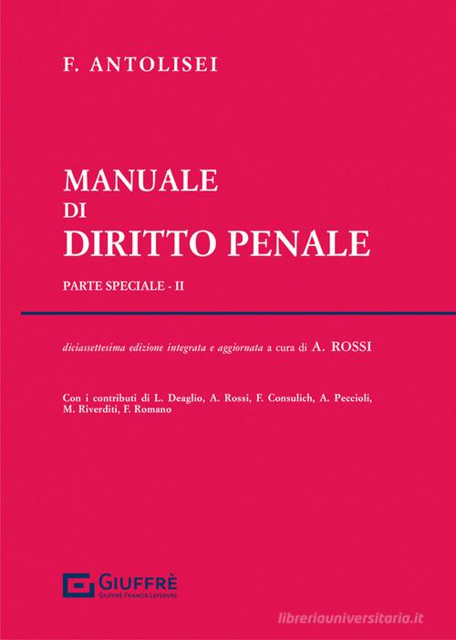 Libreriauniversitaria Manuale di diritto penale vol.2
