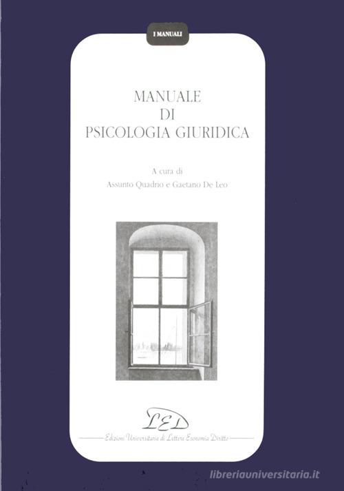 Libreriauniversitaria Manuale di psicologia giuridica