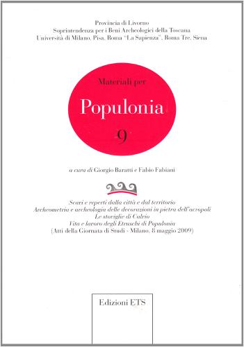 Libreriauniversitaria Materiali per Populonia vol.9
