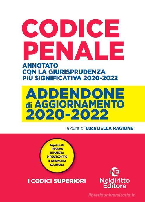 Libreriauniversitaria Maxi addenda di aggiornamento. Codice penale 2020-2022