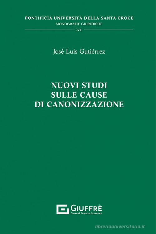 Libreriauniversitaria Nuovi studi sulle cause di canonizzazione