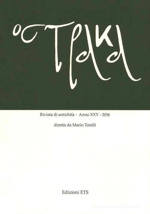 Libreriauniversitaria Ostraka. Rivista di antichità (2016) vol.25