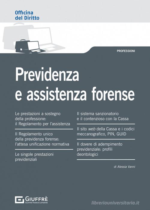 Libreriauniversitaria Previdenza e assistenza forense