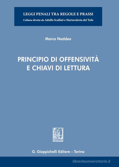 Libreriauniversitaria Principio di offensività e chiavi di lettura