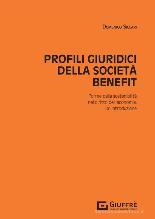 Libreriauniversitaria Profili giuridici della società benefit