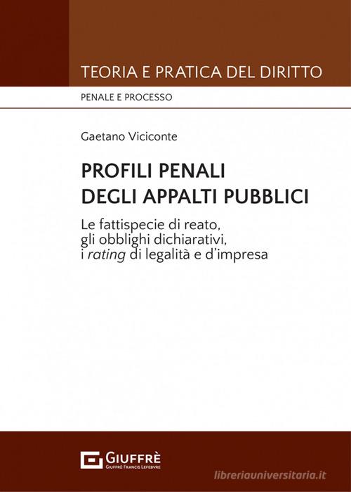 Libreriauniversitaria Profili penali degli appalti pubblici