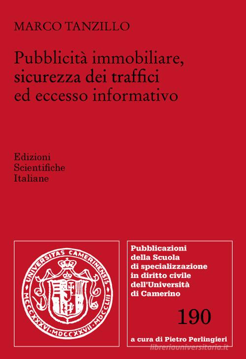 Libreriauniversitaria Pubblicità immobiliare sicurezza dei traffici ed eccesso informativo