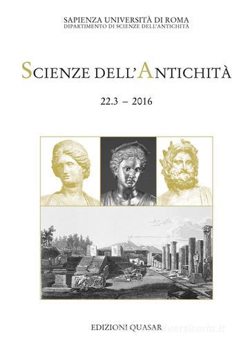 Libreriauniversitaria Scienze dell'antichità. Storia archeologia antropologia (2016). Nuova ediz. vol.22.3