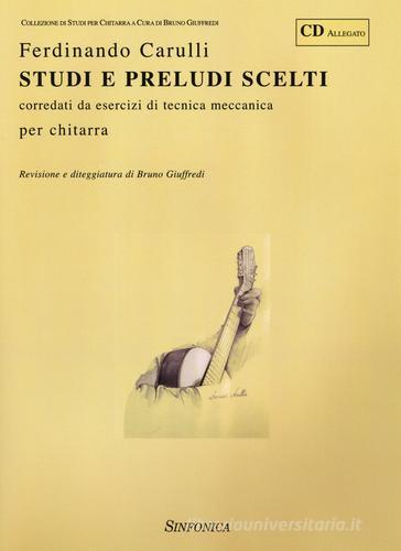 Libreriauniversitaria Studi e preludi scelti. Corredati da esercizi di tecnica meccanica per chitarra. Con CD-Audio