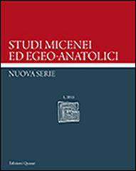 Libreriauniversitaria Studi micenei ed egeo-anatolici. Nuova Serie (2015) vol.1