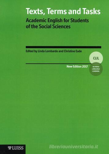 Libreriauniversitaria Texts terms and tasks. Academic english for students of the social sciences