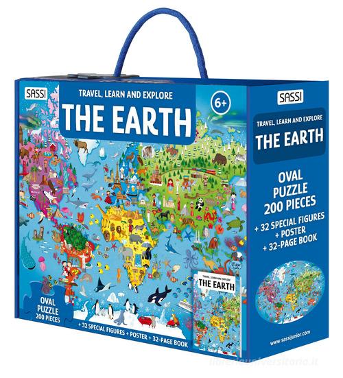 Libreriauniversitaria The Earth. Travel learn and explore. Nuova ediz. Con oval puzzle. Con 32 special figures. Con Poster