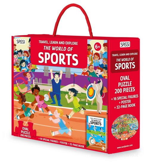 Libreriauniversitaria The world of sports. Travel learn and explore. Ediz. a colori. Con oval puzzle. Con 16 special figures. Con Poster