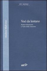 Libreriauniversitaria Voci da lontano. Robert Schumann e l'arte della citazione