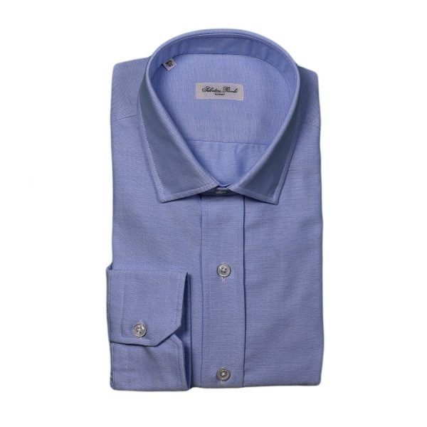 Salvatore Piccolo Camicia Oxford Blu