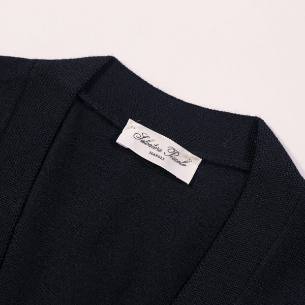 Salvatore Piccolo Cardigan Blue Navy