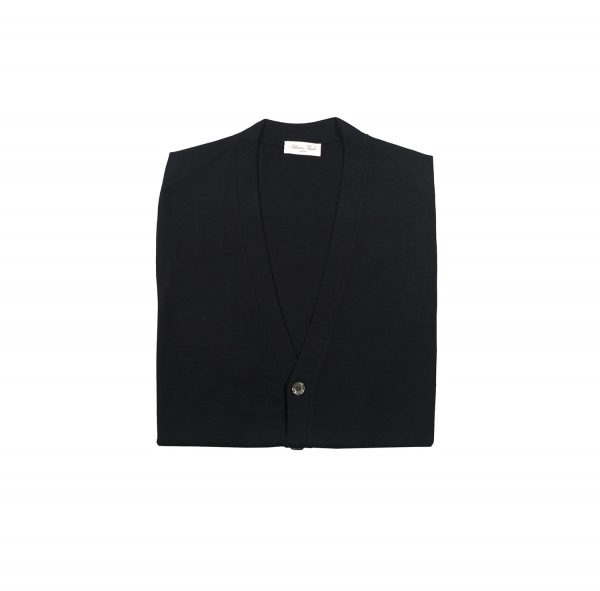 Salvatore Piccolo Cardigan Blue Navy