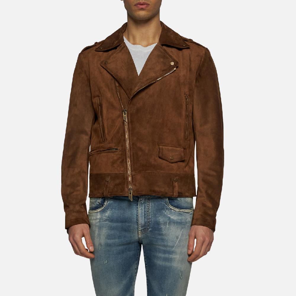 Salvatore Santoro BIKER IN CAMOSCIO - BROWN