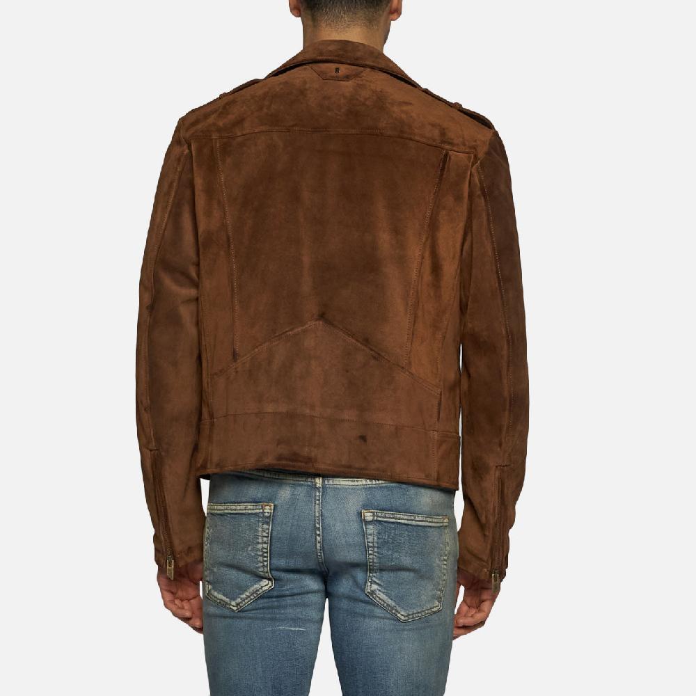 Salvatore Santoro BIKER IN CAMOSCIO - BROWN