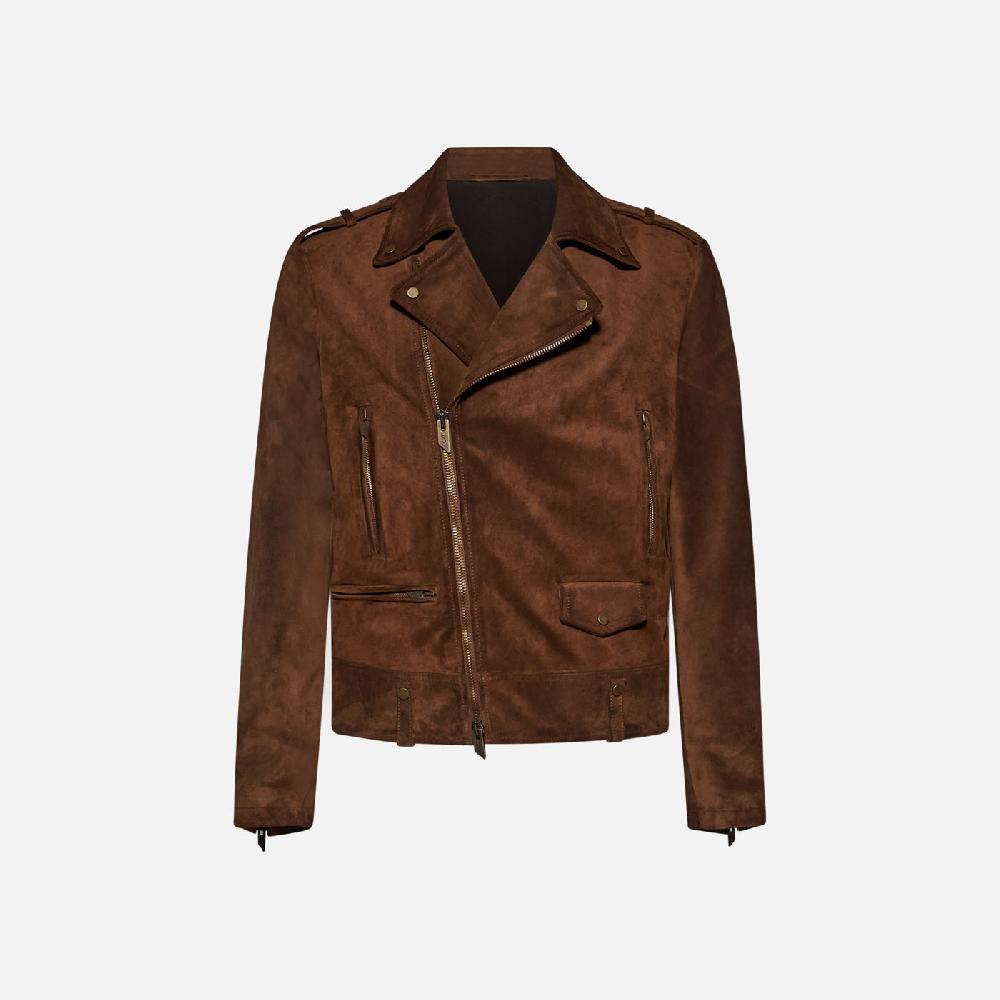 Salvatore Santoro BIKER IN CAMOSCIO - BROWN